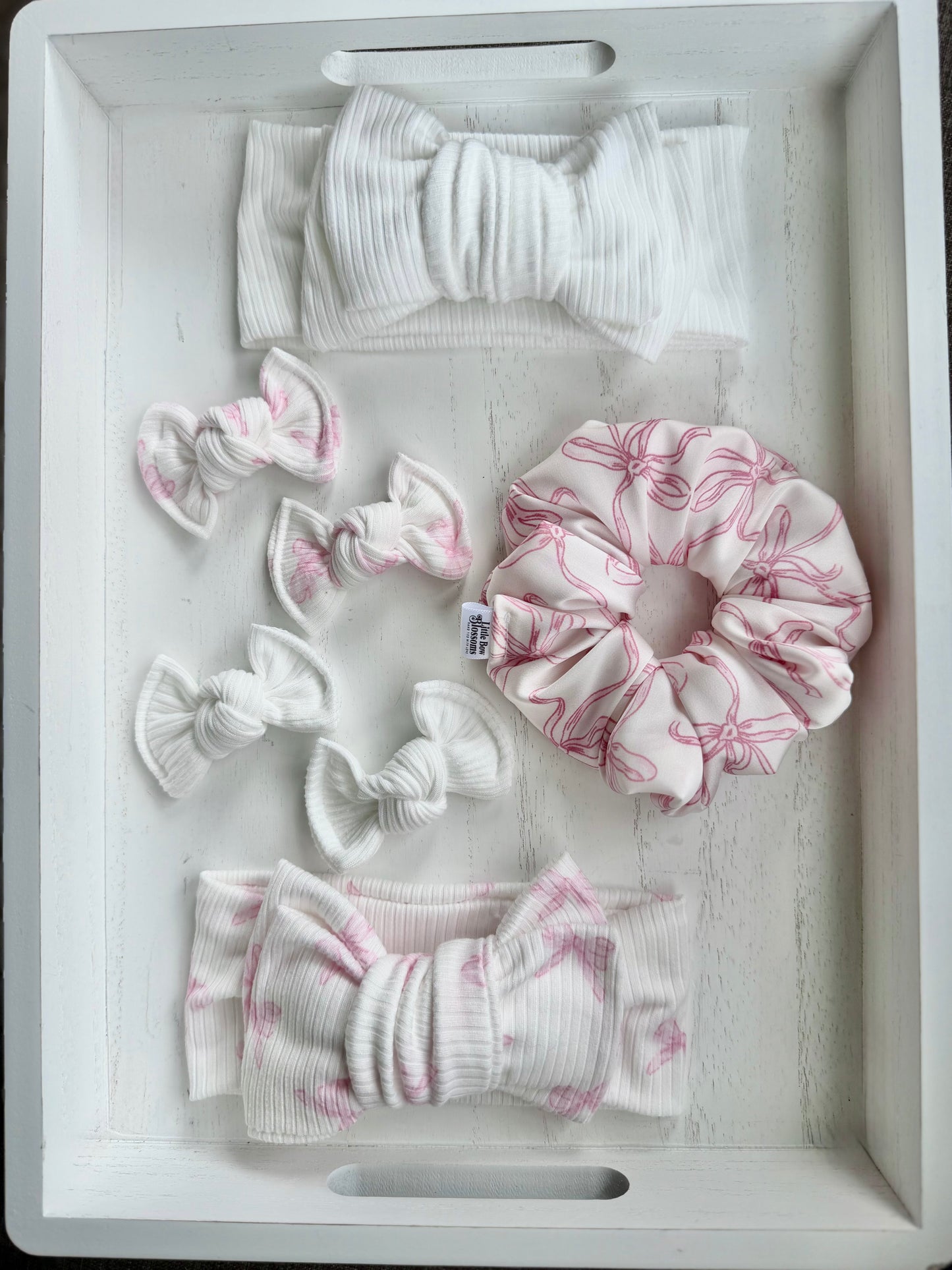 Pretty in Bows Satin Scrunchie