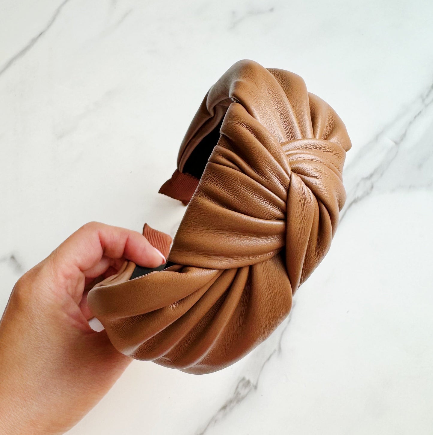 Leather Better Knotted Headband-4