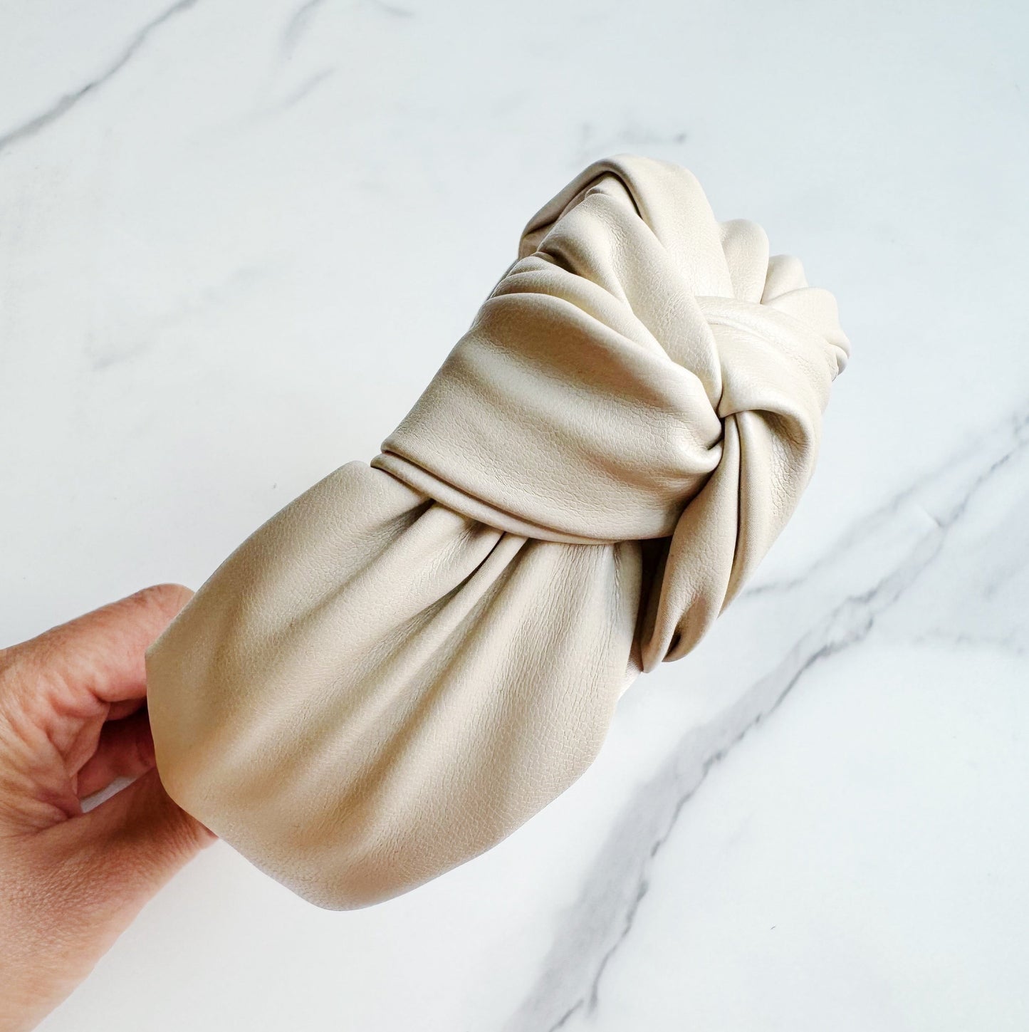 Leather Better Knotted Headband-5
