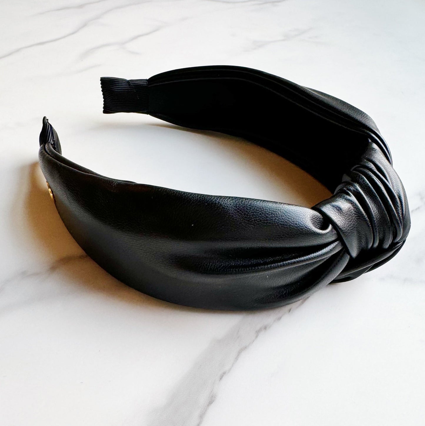Leather Better Knotted Headband-1