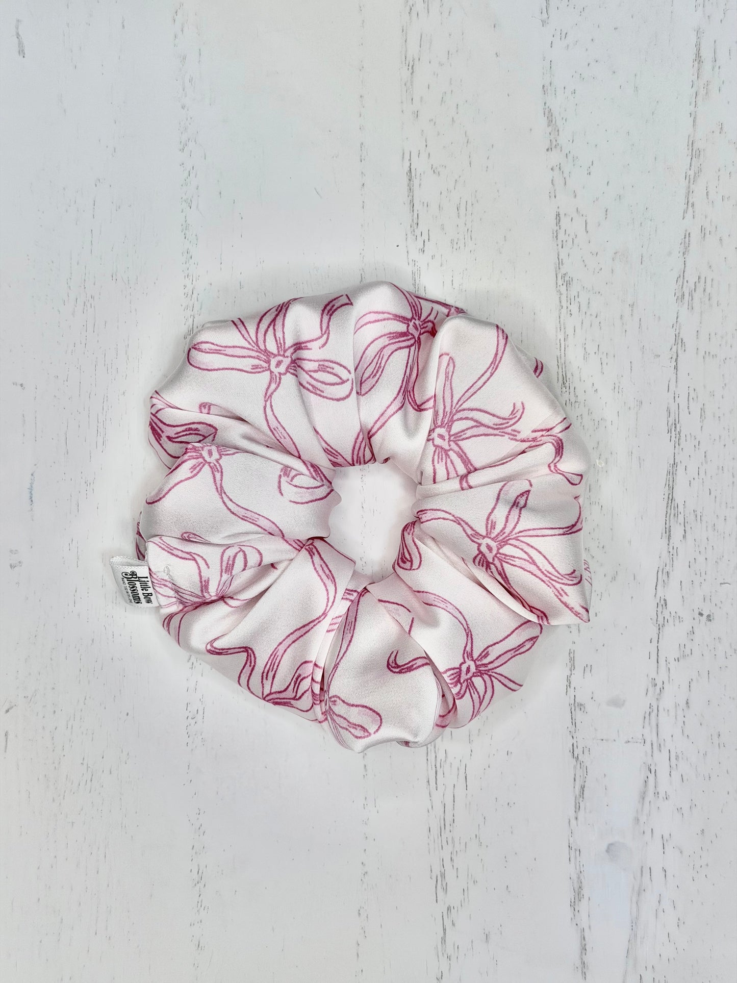 Pretty in Bows Satin Scrunchie