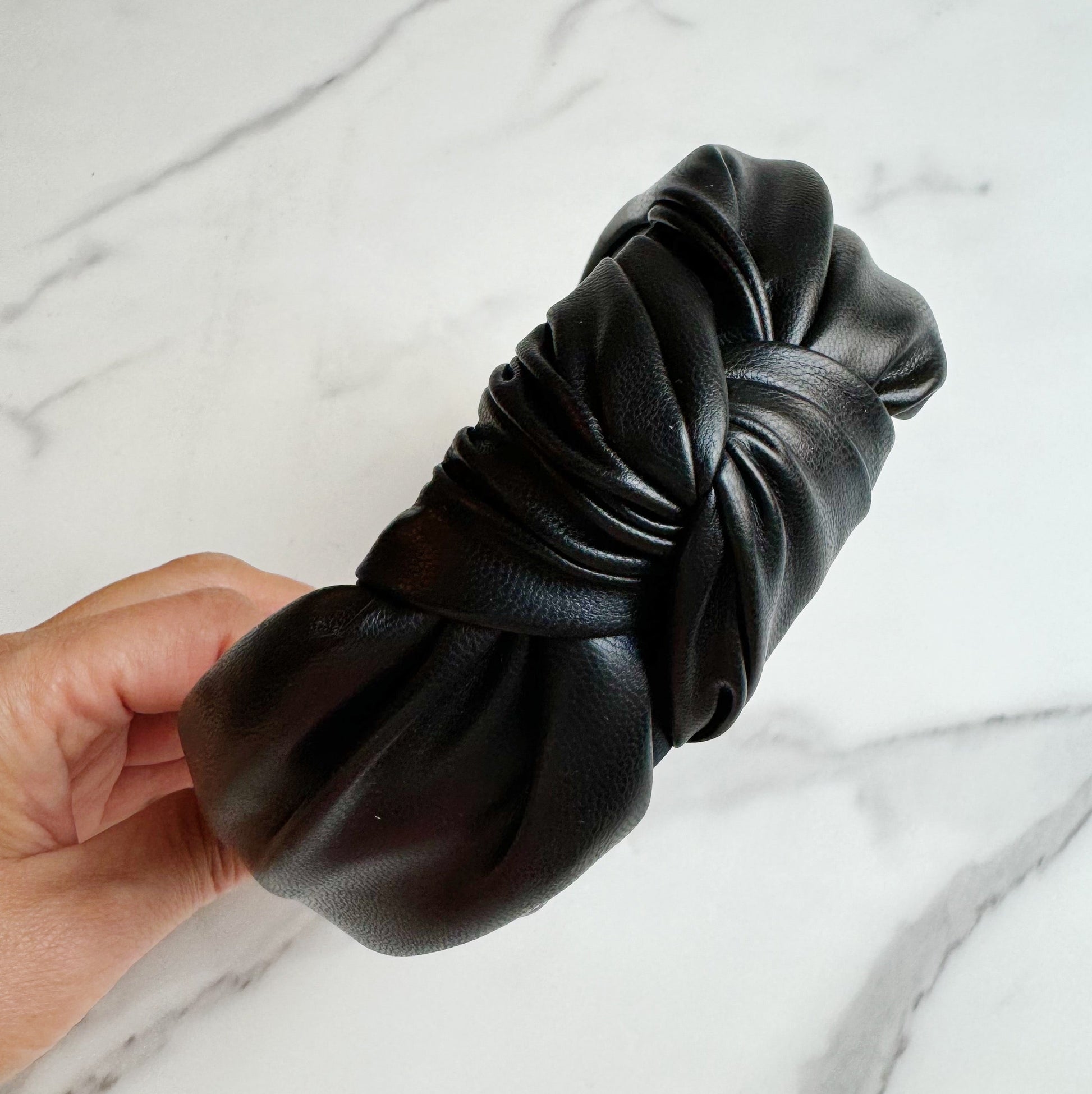 Leather Better Knotted Headband-6