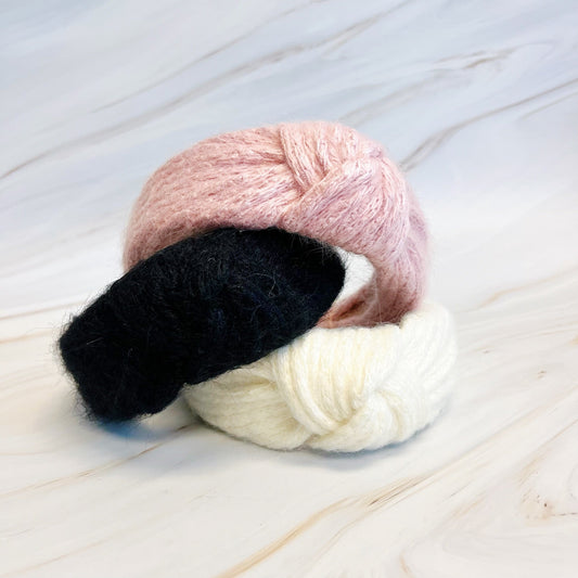 Cabled Knit Knotted Headband-0